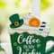 Glitzhome® 5.25" Wooden St. Patrick's Coffee Cup Table Décor Set
